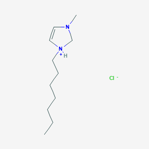 1-Heptyl-3-methyl-2,3-dihydro-1H-imidazol-1-ium chloride