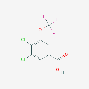 B1407695 3,4-Dichloro-5-(trifluoromethoxy)benzoic acid CAS No. 1706458-45-8