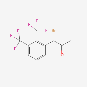 1-(2,3-Bis(trifluoromethyl)phenyl)-1-bromopropan-2-one