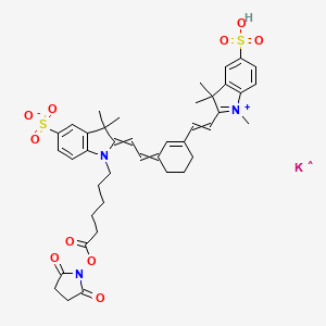 molecular formula C41H47KN3O10S2 B14077001 Sulfo-Cyanine7 NHS ester 