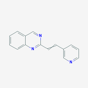 2-[2-(Pyridin-3-yl)ethenyl]quinazoline