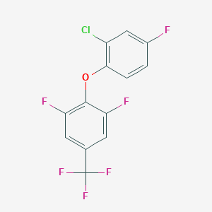 2-(2-Chloro-4-fluoro-phenoxy)-1,3-difluoro-5-(trifluoromethyl)benzene