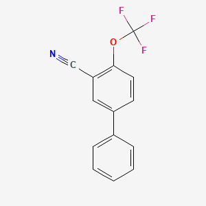 4-(Trifluoromethoxy)-[1,1'-biphenyl]-3-carbonitrile