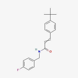 3-(4-(Tert-butyl)phenyl)-N-(4-fluorobenzyl)acrylamide