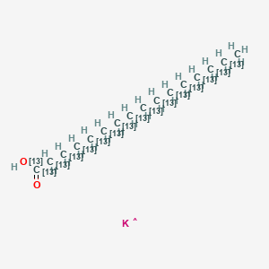 Potassium palmitate (U-13C16, 98%+)