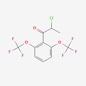 1-(2,6-Bis(trifluoromethoxy)phenyl)-2-chloropropan-1-one