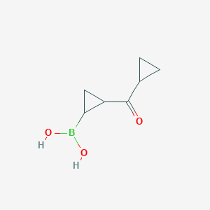 (2-(Cyclopropanecarbonyl)cyclopropyl)boronic acid