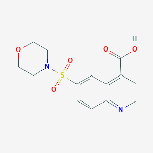 6-(Morpholine-4-sulfonyl)-quinoline-4-carboxylic acid