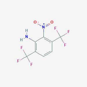 molecular formula C8H4F6N2O2 B1407725 2-硝基-3,6-双(三氟甲基)苯胺 CAS No. 1351516-08-9