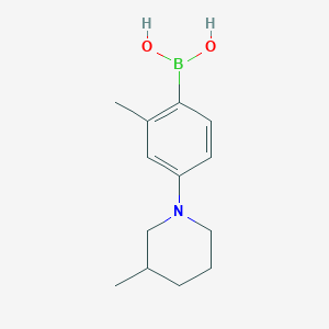 (2-Methyl-4-(3-methylpiperidin-1-yl)phenyl)boronic acid