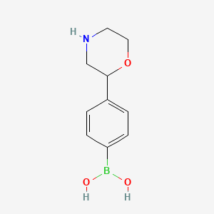 (4-(Morpholin-2-yl)phenyl)boronic acid