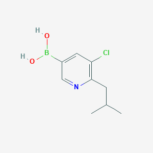 (5-Chloro-6-isobutylpyridin-3-yl)boronic acid