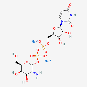 molecular formula C15H23N3Na2O16P2 B14077435 UDP-glucosamine disodium 