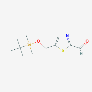 5-(((Tert-butyldimethylsilyl)oxy)methyl)thiazole-2-carbaldehyde