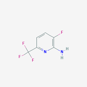 molecular formula C6H4F4N2 B1407746 2-Amino-3-fluoro-6-(trifluoromethyl)pyridine CAS No. 1214330-82-1