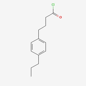 4-(4-Propylphenyl)butanoyl chloride