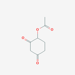 molecular formula C8H10O4 B14077474 2,4-Dioxocyclohexyl acetate 