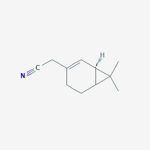 2-[(1R)-7,7-dimethyl-3-bicyclo[4.1.0]hept-2-enyl]acetonitrile