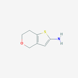 molecular formula C7H9NOS B14077487 6,7-Dihydro-4H-thieno[3,2-c]pyran-2-amine 