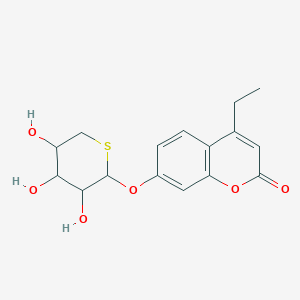 4-Ethyl-7-[(5-thio-beta-D-xylopyranosyl)oxy]coumarin