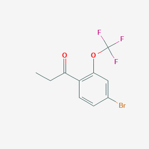 1-(4-Bromo-2-(trifluoromethoxy)phenyl)propan-1-one