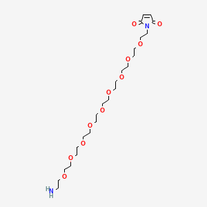 1-(29-Amino-3,6,9,12,15,18,21,24,27-nonaoxanonacosyl)-1H-pyrrole-2,5-dione