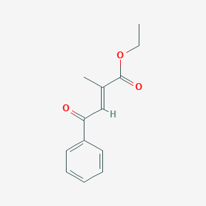 2-Butenoic acid, 2-methyl-4-oxo-4-phenyl-, ethyl ester, (2E)-