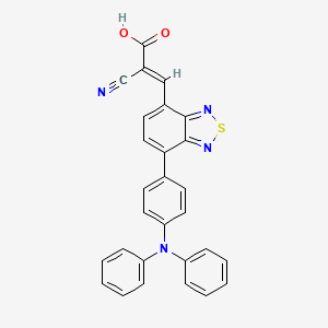 (E)-2-Cyano-3-(7-(4-(diphenylamino)phenyl)benzo[c][1,2,5]thiadiazol-4-yl)acrylic acid