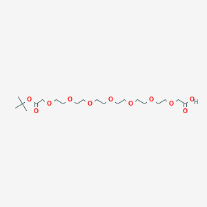 molecular formula C20H38O11 B14077664 HOOCCH2O-PEG6-CH2COOtBu 