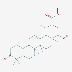 Methyl 4-hydroxy-1,4a,6a,6b,9,9,12a-heptamethyl-10-oxo-1,2,3,4,5,6,6a,7,8,8a,11,12,13,14b-tetradecahydropicene-2-carboxylate