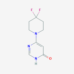 6-(4,4-Difluoropiperidin-1-yl)pyrimidin-4(3H)-one