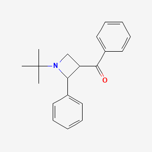 (1-tert-Butyl-2-phenyl-3-azetidinyl)(phenyl)methanone