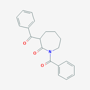 2H-Azepin-2-one, 1,3-dibenzoylhexahydro-