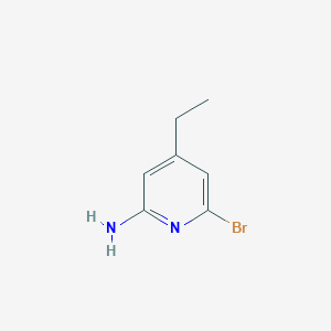 6-bromo-4-ethylpyridin-2-amine