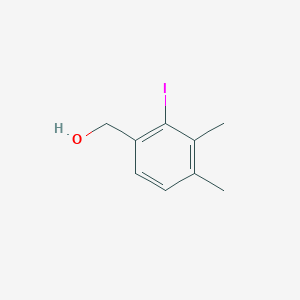 molecular formula C9H11IO B14077744 (2-Iodo-3,4-dimethylphenyl)methanol 