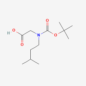 molecular formula C12H23NO4 B14077771 N-Boc-N-(3-methylbutyl)glycine 