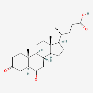 3,6-Dioxo-5alpha-cholan-24-oic Acid