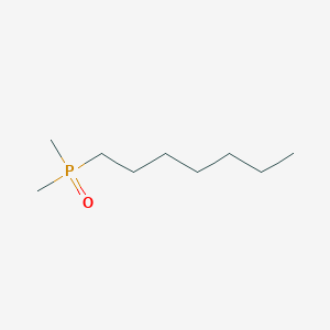 Heptyl(dimethyl)oxo-lambda~5~-phosphane