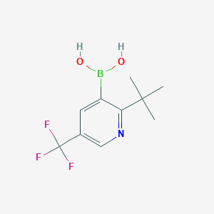 (2-(tert-Butyl)-5-(trifluoromethyl)pyridin-3-yl)boronic acid