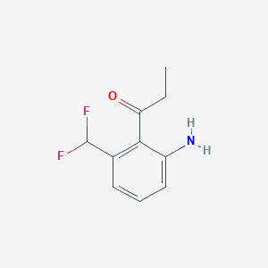 1-(2-Amino-6-(difluoromethyl)phenyl)propan-1-one