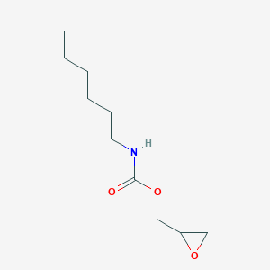 B14077822 (Oxiran-2-yl)methyl hexylcarbamate CAS No. 102450-96-4