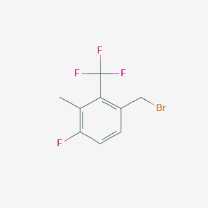 B1407784 4-Fluoro-3-methyl-2-(trifluoromethyl)benzyl bromide CAS No. 1706438-98-3