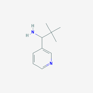 2,2-Dimethyl-1-(pyridin-3-yl)propan-1-amine