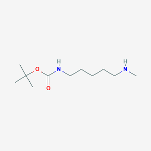 molecular formula C11H24N2O2 B1407787 5-(甲基氨基)-N-Boc-戊胺 CAS No. 1311458-36-2