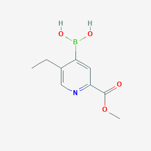 (5-Ethyl-2-(methoxycarbonyl)pyridin-4-yl)boronic acid