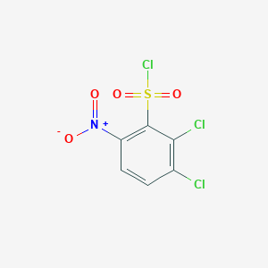 B1407789 2,3-Dichloro-6-nitrobenzenesulfonyl chloride CAS No. 1803838-57-4
