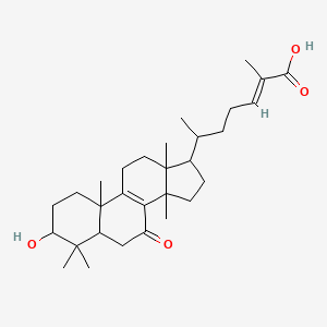 molecular formula C30H46O4 B14077905 7-Oxoganoderic acid Z 