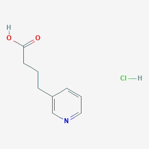 molecular formula C9H12ClNO2 B1407792 4-(吡啶-3-基)丁酸盐酸盐 CAS No. 176446-91-6