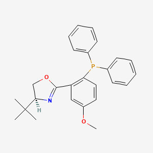 (S)-4-(tert-butyl)-2-(2-(diphenylphosphanyl)-5-methoxyphenyl)-4,5-dihydrooxazole