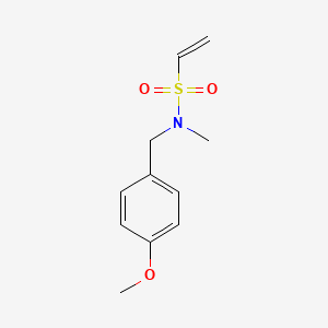 N-[(4-methoxyphenyl)methyl]-N-methylethenesulfonamide